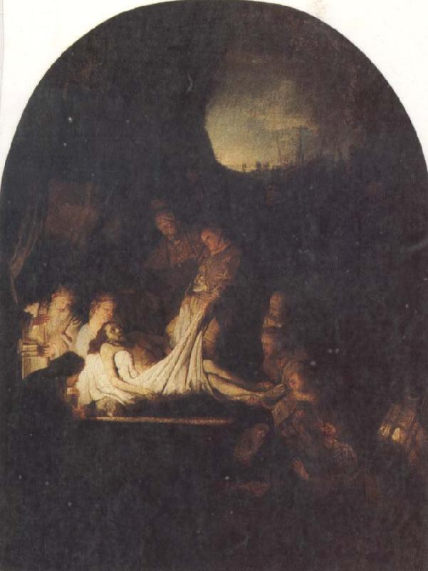 REMBRANDT Harmenszoon van Rijn The Entombent of Christ